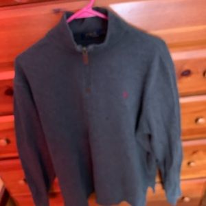 Grey Polo Sweater
